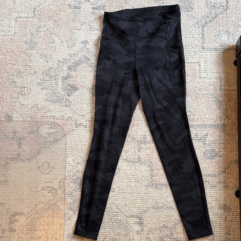 lululemon athletica Black Camo Leggings